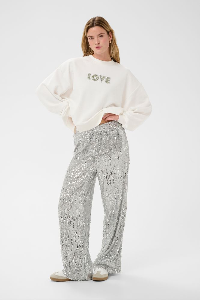 Kaffe KAlila Sweatshirt Chalk