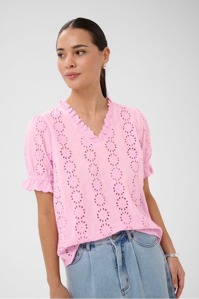 Kaffe KAdona Blouse Pink Frosting