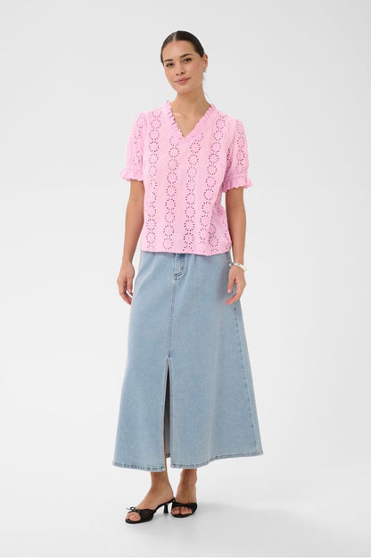 Kaffe KAdona Blouse Pink Frosting