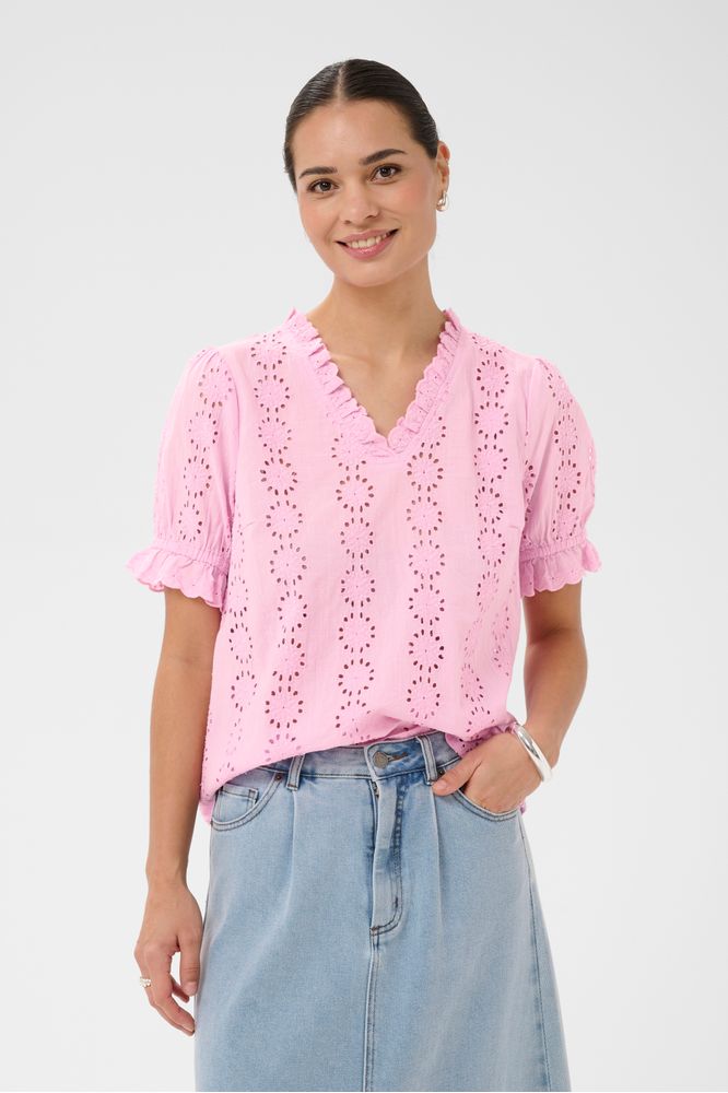 Kaffe KAdona Blouse Pink Frosting