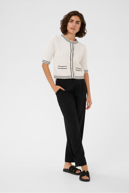 Kaffe KAcoco Knit Cardigan Chalk
