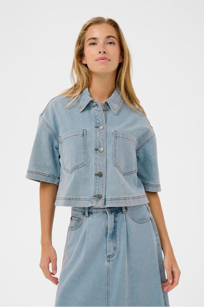 Kaffe KAminna Shirt Light Blue