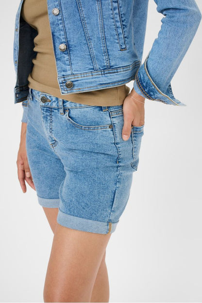 Kaffe KAvilma Shorts Blue Denim