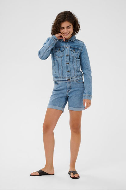 Kaffe KAvilma Shorts Blue Denim