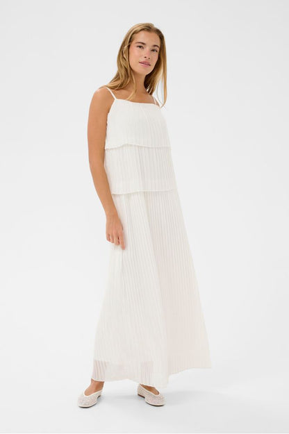 Kaffe KAkiera Dress Chalk