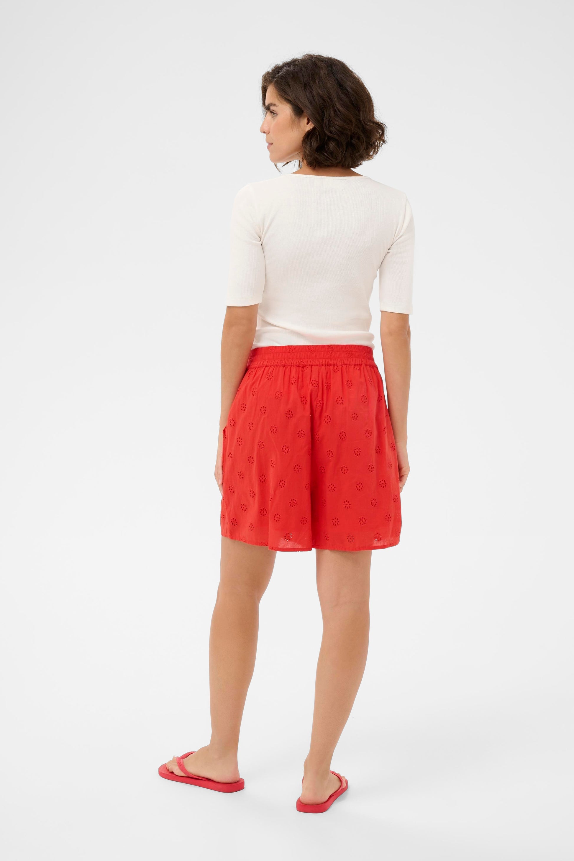Kaffe KAfiona Shorts Poppy Red