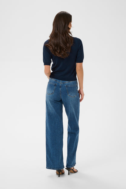 Kaffe KAlizza Polo Pullover Midnight Marine