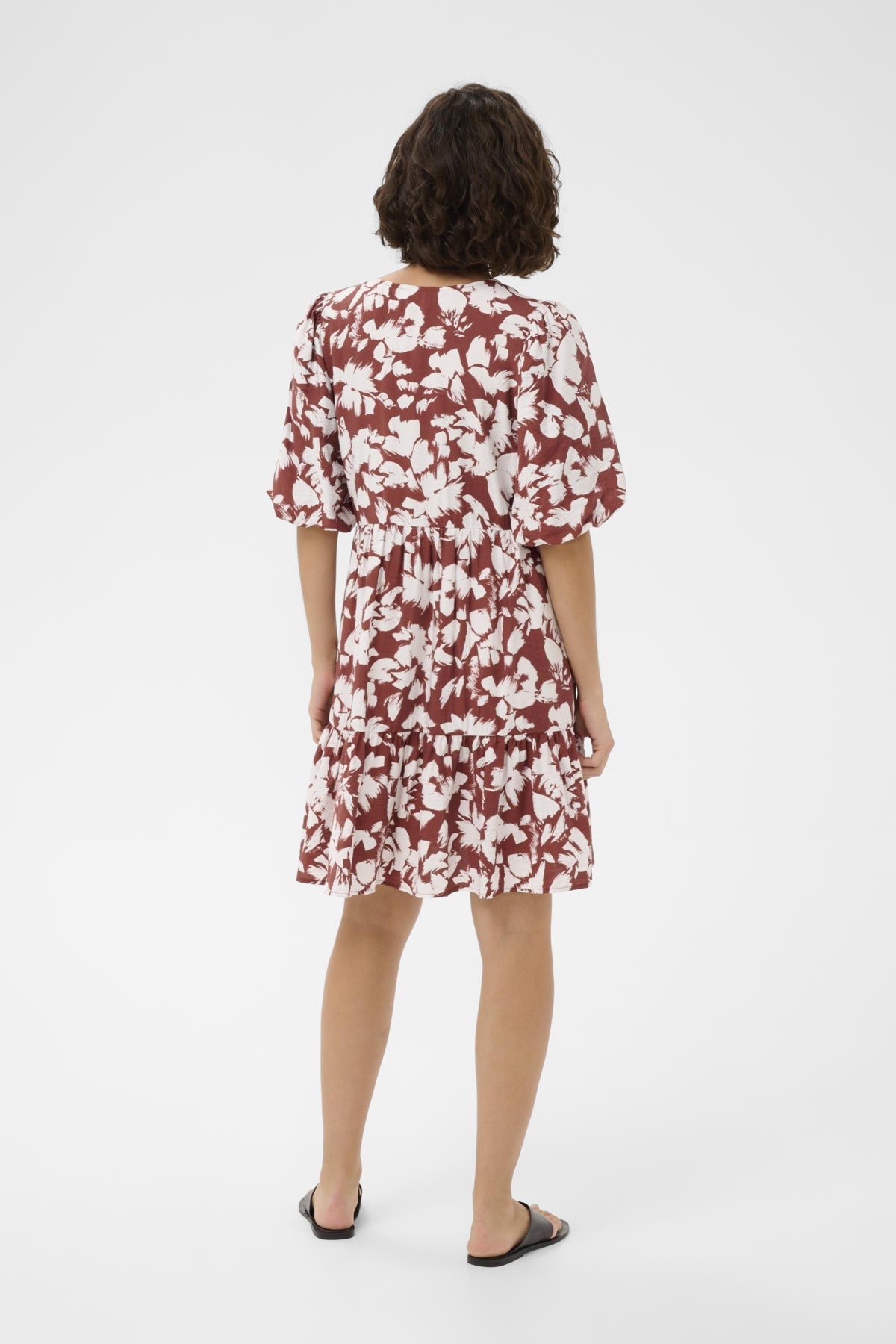 Kaffe KAevie Dress Henna Chalk Flower