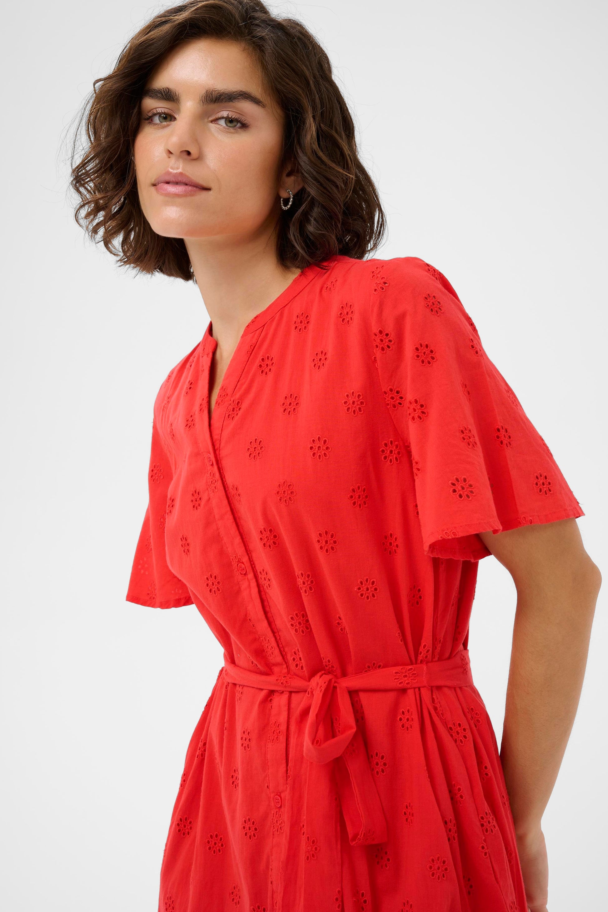 Kaffe KAfiona Dress Poppy Red