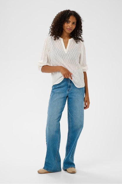 Kaffe KAgabriela Blouse Chalk