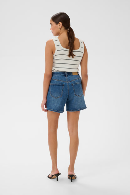 Kaffe KAmorita Knit Top Silver Turtledove/Black