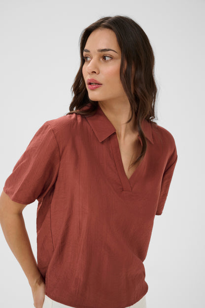 Kaffe KAemily Blouse Henna