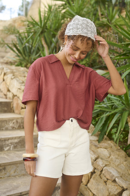Kaffe KAemily Blouse Henna