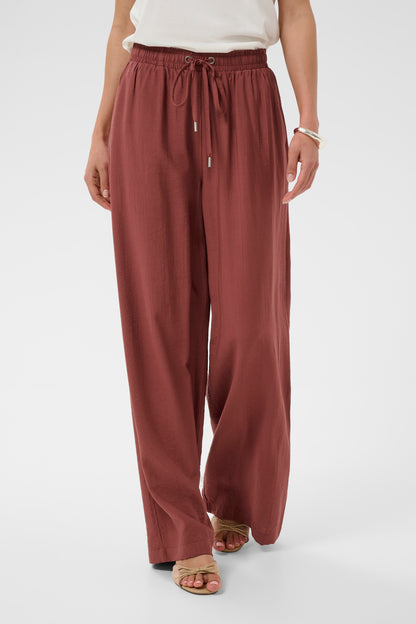 Kaffe KAemily Wide Pants Henna