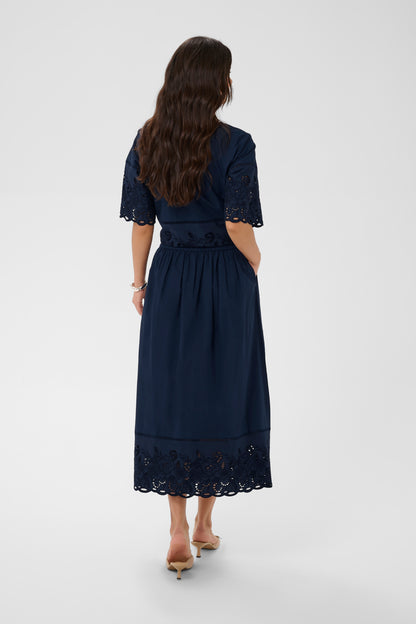 Kaffe KAgertrud Skirt Midnight Marine