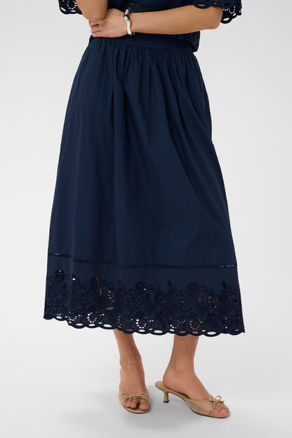 Kaffe KAgertrud Skirt Midnight Marine