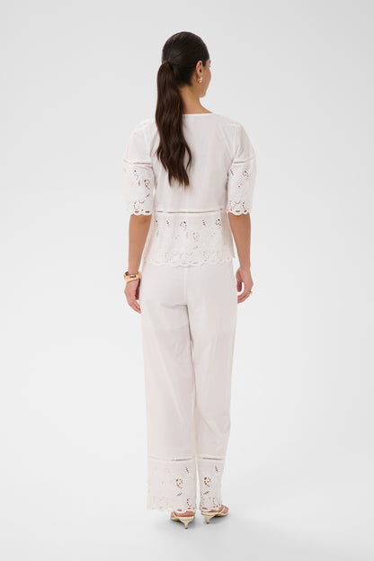 Kaffe KAgertrud Blouse Chalk