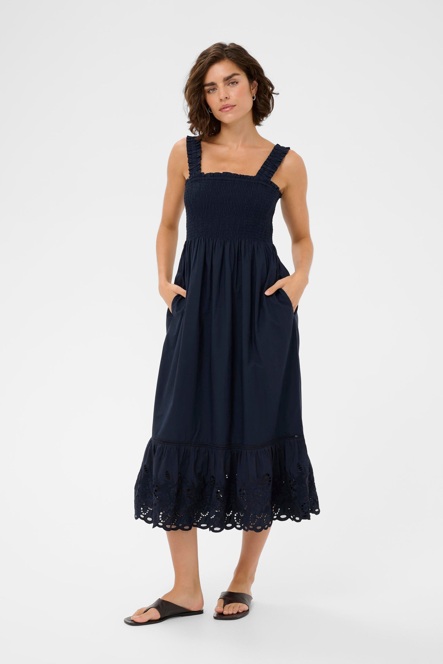 Kaffe KAgertrud Dress Midnight Marine