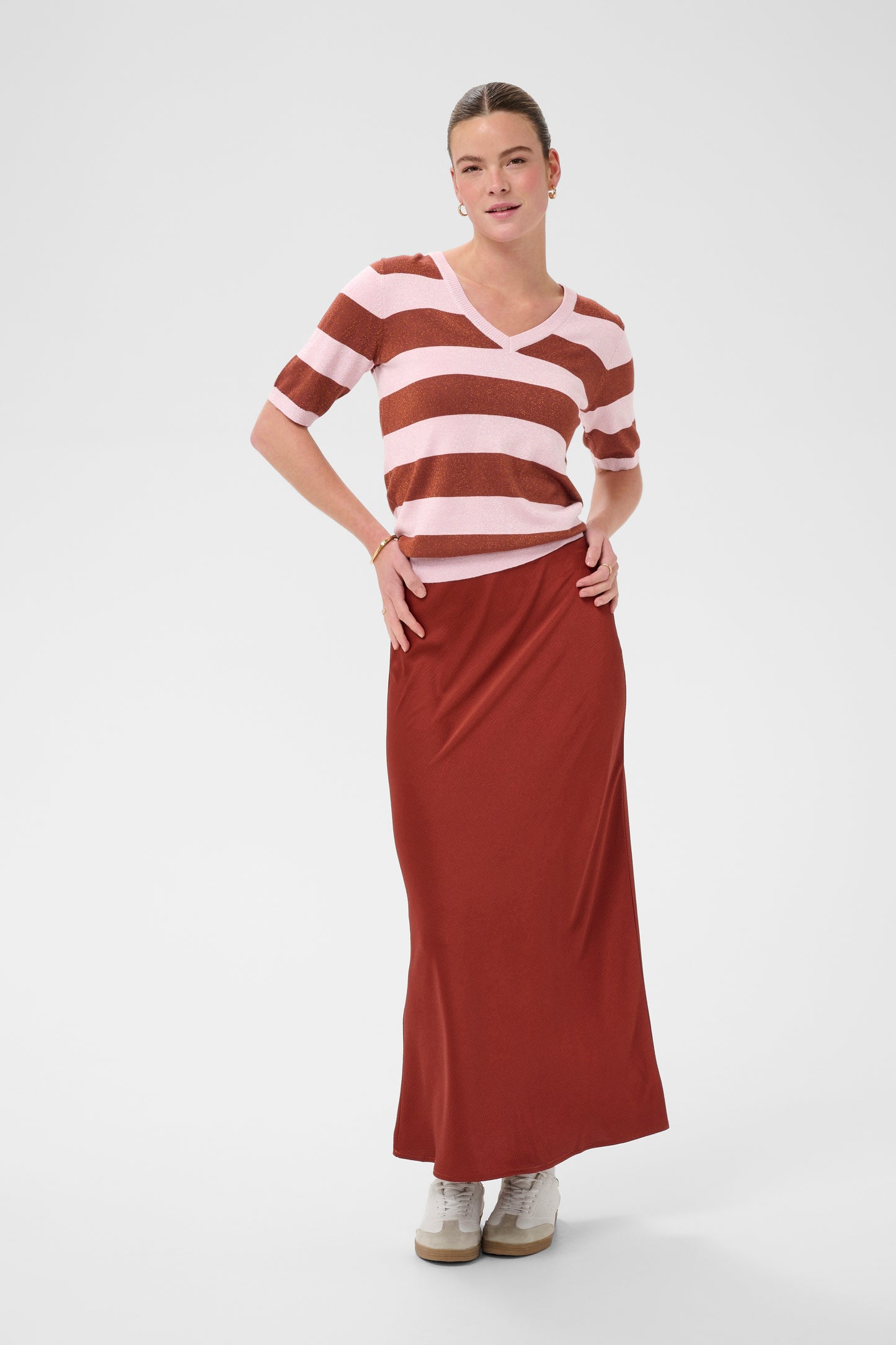 Kaffe KAregina Stripe Pullover