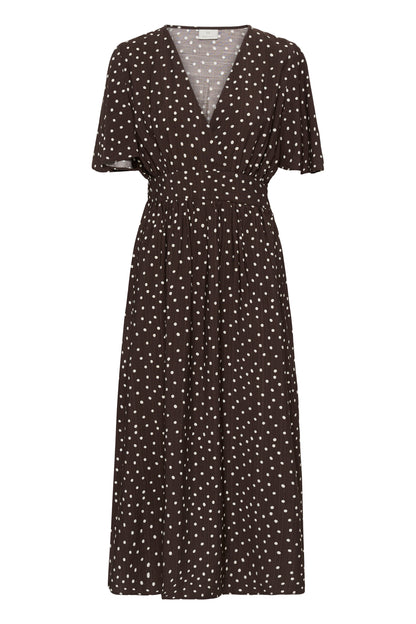 Kaffe KAnadira Dress Coffee Bean