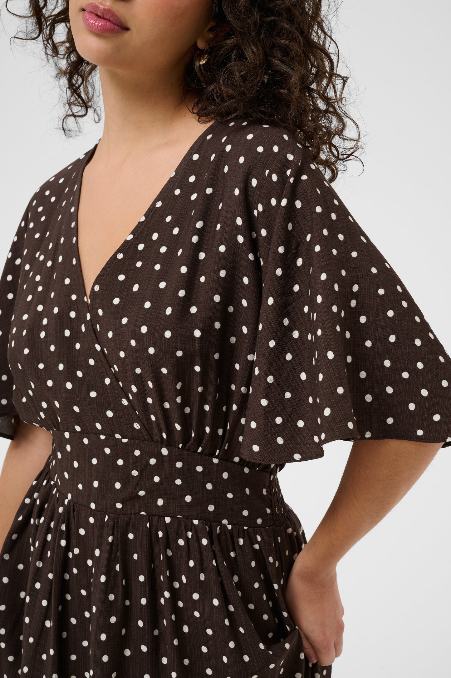 Kaffe KAnadira Dress Coffee Bean