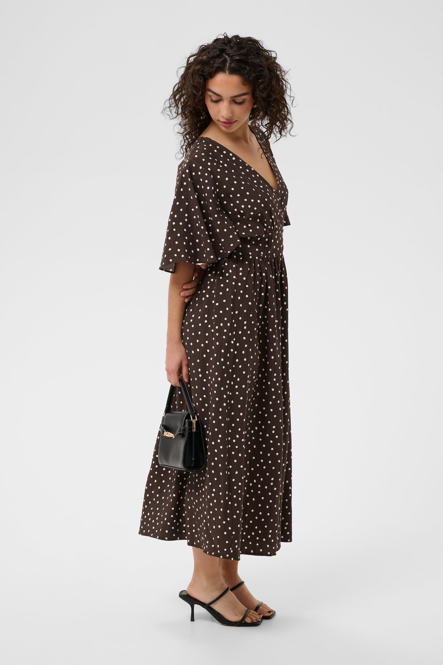 Kaffe KAnadira Dress Coffee Bean