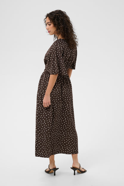 Kaffe KAnadira Dress Coffee Bean