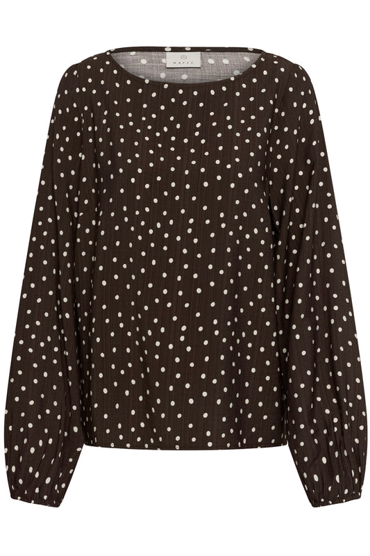 Kaffe KAnadira Blouse Coffee Bean