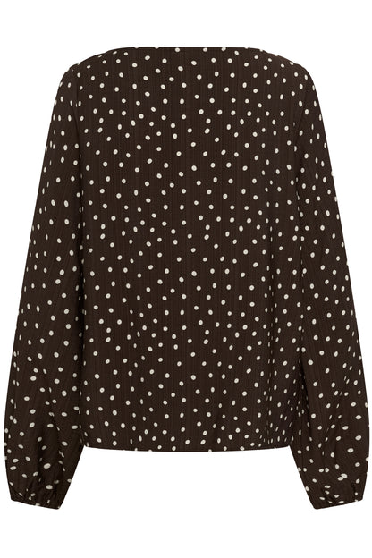 Kaffe KAnadira Blouse Coffee Bean