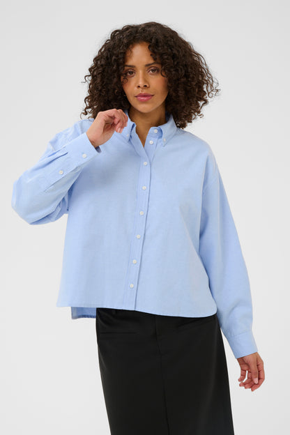 Kaffe KAvaiana Shirt Blue Fog