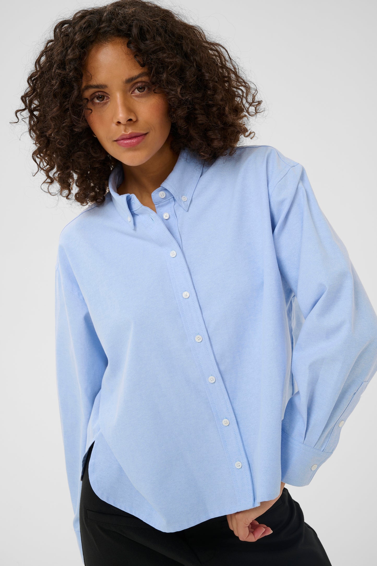 Kaffe KAvaiana Shirt Blue Fog