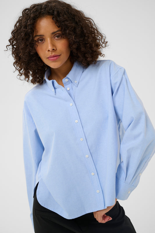 Kaffe KAvaiana Shirt Blue Fog