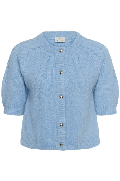 Kaffe KAcionia Knit Cardigan Blue Fog Melange
