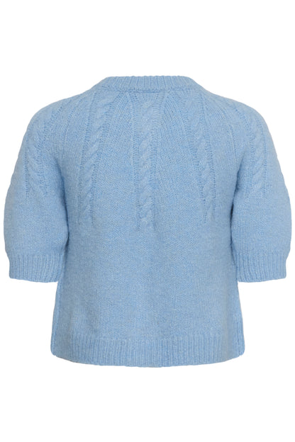 Kaffe KAcionia Knit Cardigan Blue Fog Melange