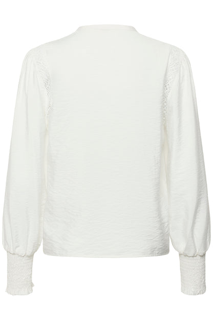 Kaffe KAdelia Shirt Chalk