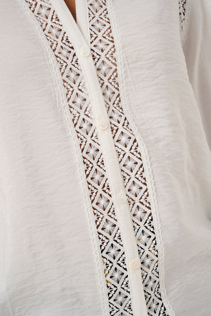 Kaffe KAdelia Shirt Chalk