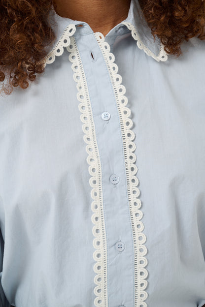 Kaffe Kaketty Shirt Blue Fog