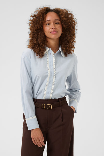 Kaffe Kaketty Shirt Blue Fog