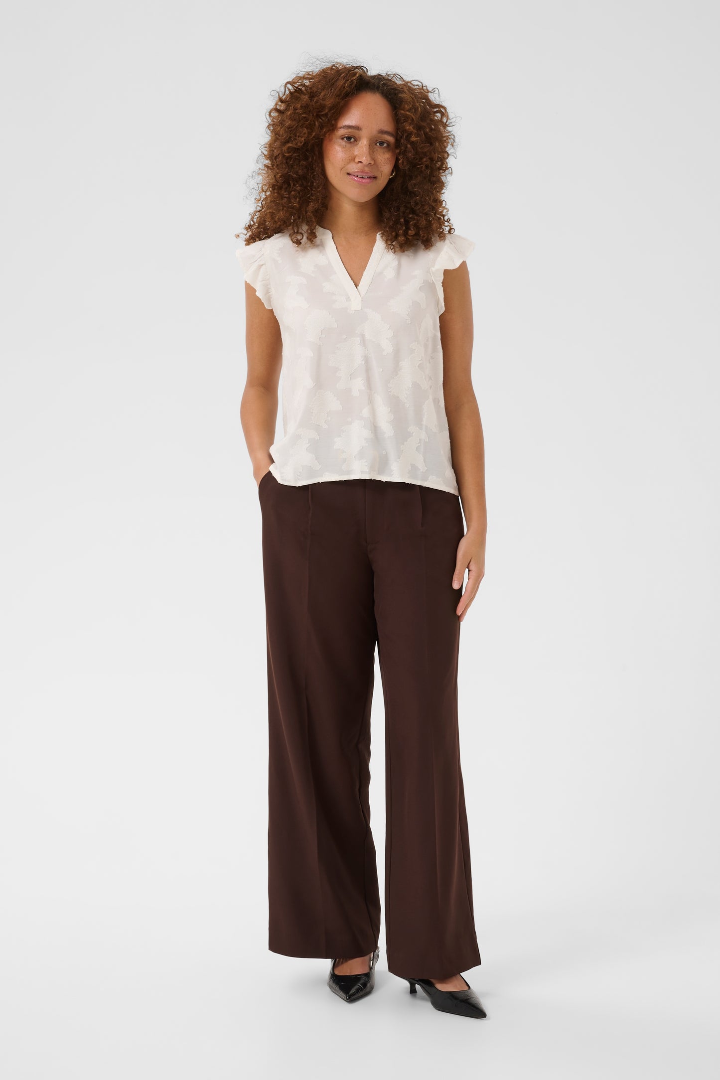 Kaffe KAcassia Top Chalk