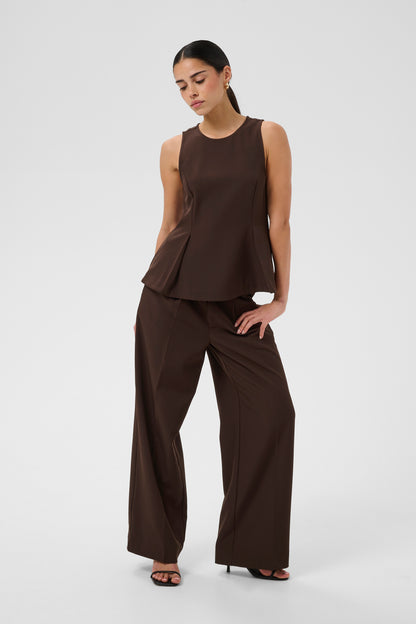 Kaffe KAlima Trousers Coffee Bean