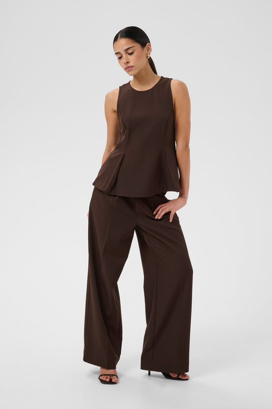 Kaffe KAlima Trousers Coffee Bean