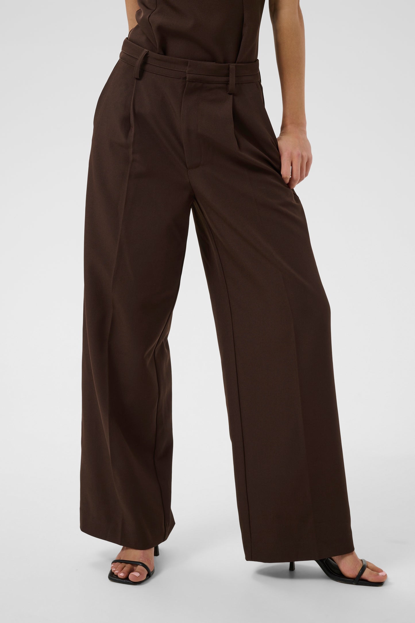 Kaffe KAlima Trousers Coffee Bean