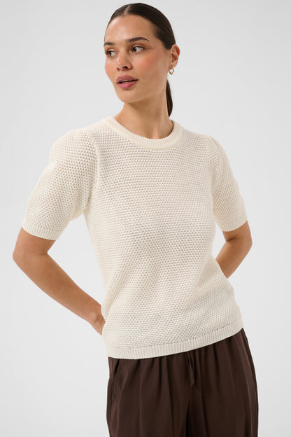 Kaffe KAvivian Knit  Pullover Chalk