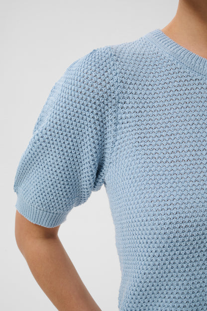 Kaffe KAvivian Knit  Pullover Blue Fog