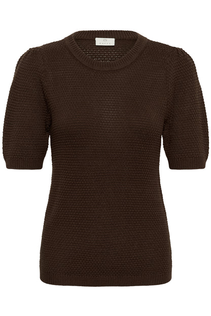 Kaffe KAvivian Knit  Pullover Coffee Bean