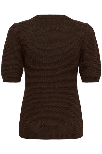 Kaffe KAvivian Knit  Pullover Coffee Bean
