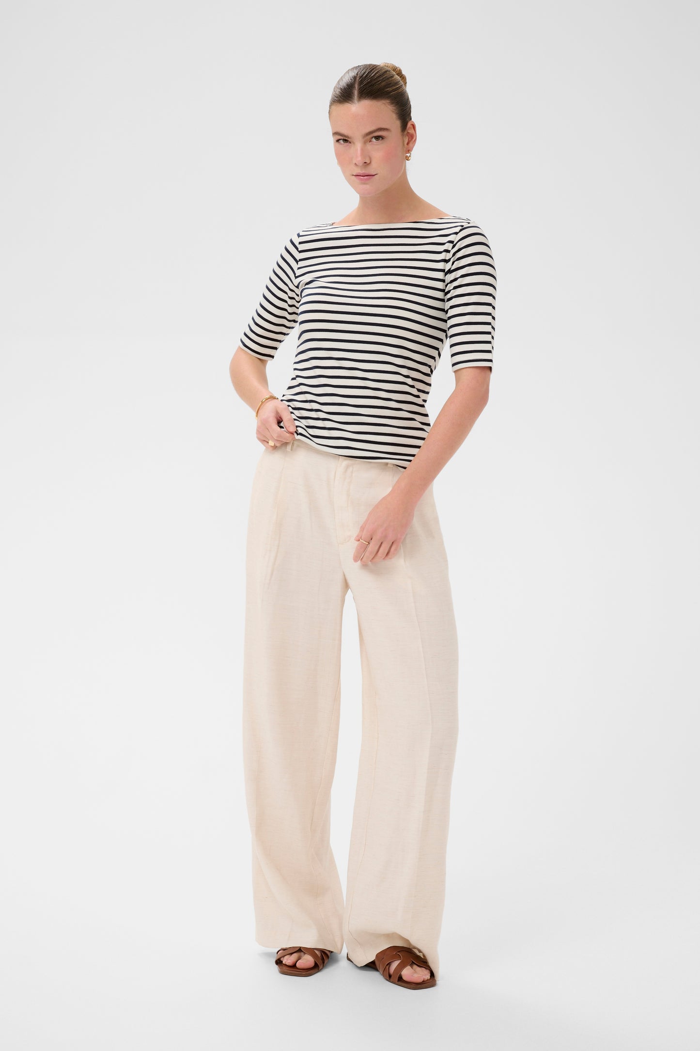 Kaffe KAliddy boatneck T-Shirt Stripe