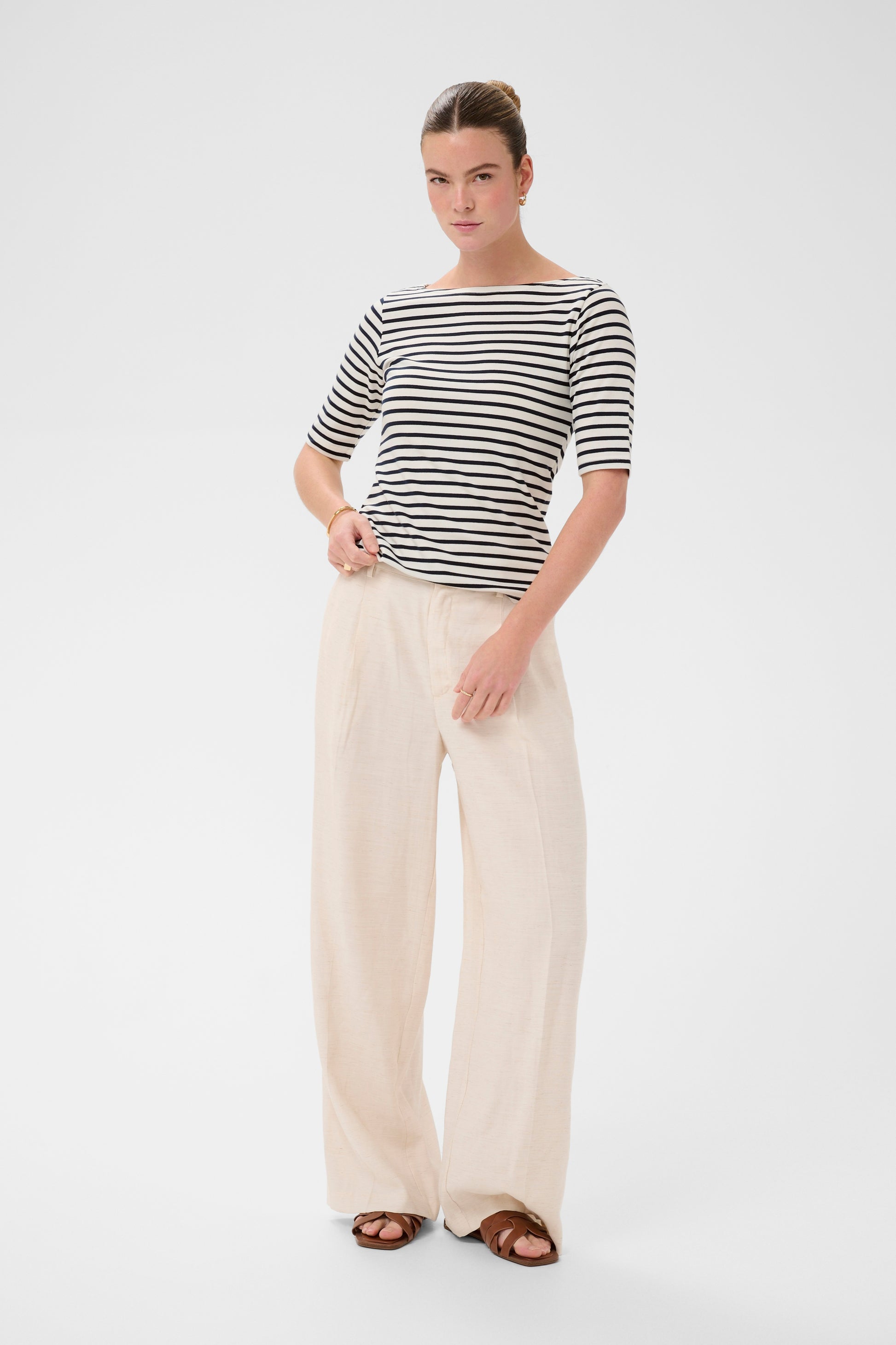 Kaffe KAliddy boatneck T-Shirt Stripe