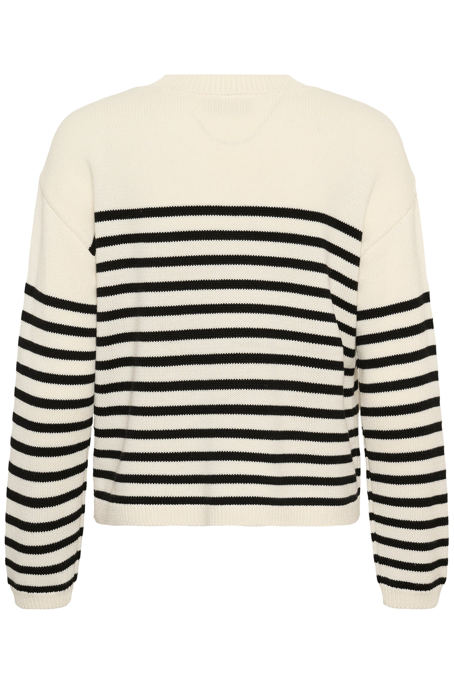 Kaffe KAsus Pullover Knit Chalk Black