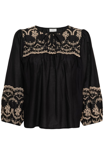 Kaffe KAkis Blouse Black Deep